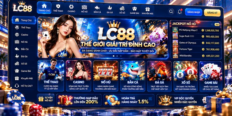 Tổng Quan Giao Diện Và Thông Tin Thương Hiệu LC88
